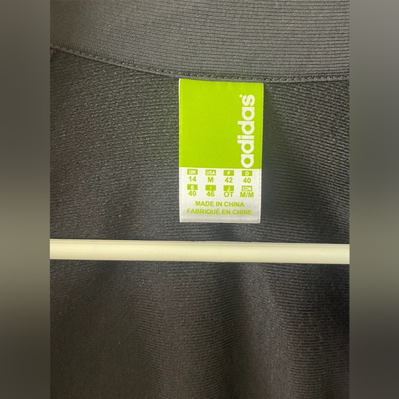 Adidas 2009 Women’s 3-Stripe Microfiber Lined Track Jacket Black / Pink MEDIUM - Picture 6 of 8